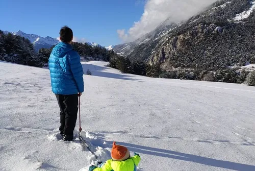 Sled slope Marie-Christine