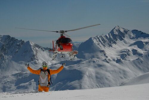 Heliskiing trip