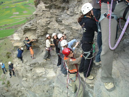Via ferrata with a mountain guide