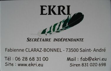 EKRI (independent secretary) - Fabienne Claraz Bonnel