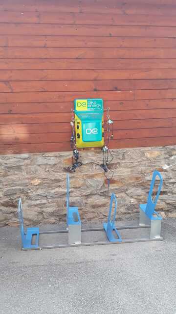 Oplaadstation voor elektrisch fietsen