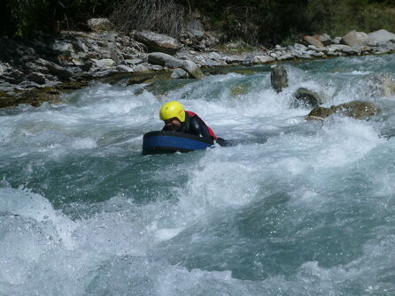Descente en hydrospeed