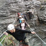 © Via Ferrata d'Andagne entre Bessans et Bonneval sur Arc - Haute Maurienne Vanoise P. CARIOU