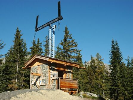 Communication between the Chappe telegraphs of Haute Maurienne Vanoise