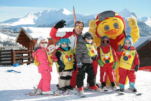 Jardin d'enfants - Apprentissage du ski