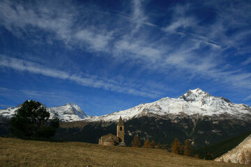 St Pierre d&#039;Extravache church at Val Cenis Bramans - Jean-François Durand