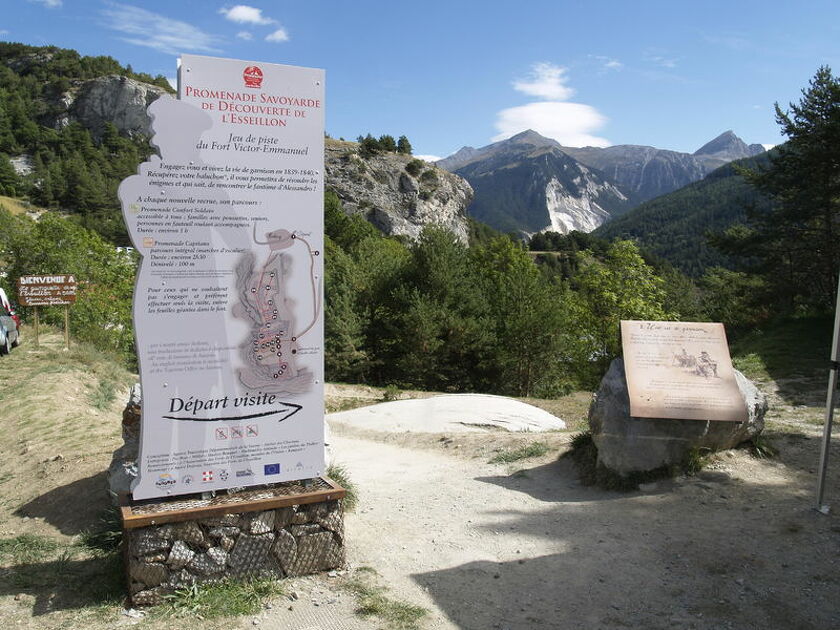 © Promenade confort du fort Victor Emmanuel - OT Aussois