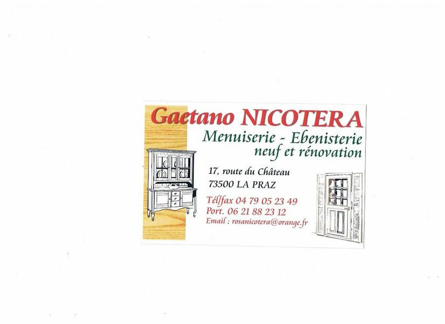 © Carte de visite Gaetano Nicotera - Gaetano Nicotera