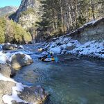 © River tubing sur l'Arc en hiver avec Sensations Vanoise - Sensations Vanoise