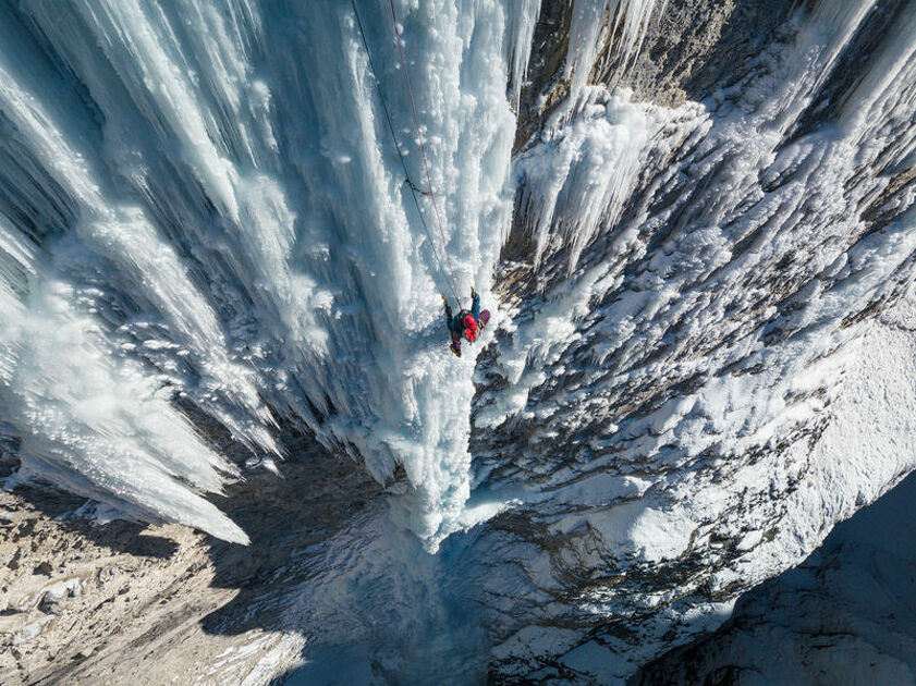 Glacenost icefall in Val Cenis Bramans - D. Cuvelier - OT HMV