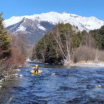 © River tubing sur l'Arc en hiver avec Sensations Vanoise - Sensations Vanoise