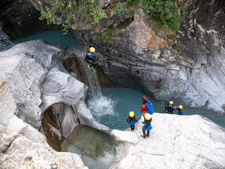 © Canyoning encadré à l'Ecot - D. Cuvelier - OT HMV