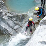 © Canyoning encadré à l'Ecot - D. Cuvelier - OT HMV