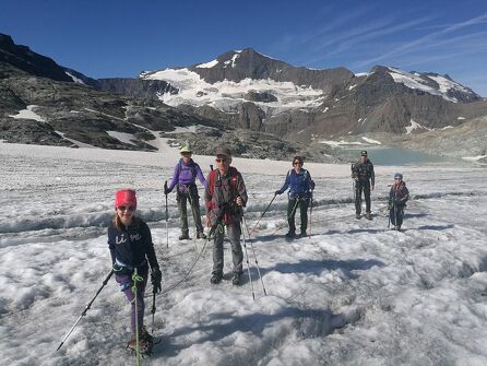 Mountaineering and glacier trekking