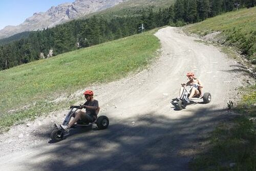 Sortie Mountain kart sur la piste des Tannes