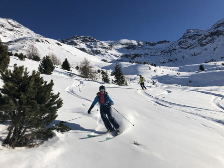 Off-piste skiën tocht