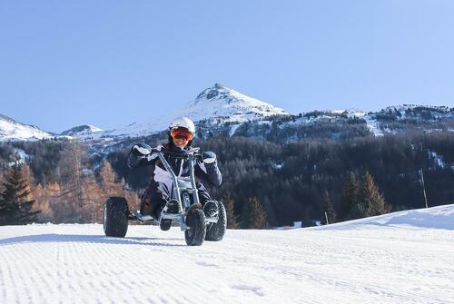 Mountain'kart sur neige