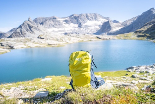 Hiking at Col d&#039;Ambin
