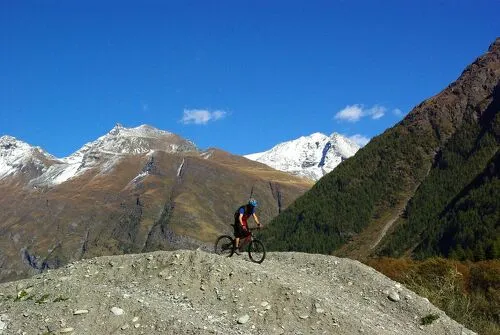 Fun mountain bike route - Bessans