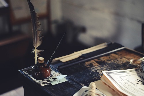 Ecriture à la plume
