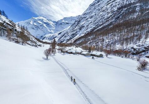 Itinéraire piéton raquettes  : Les Vincendières