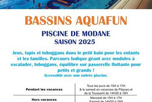 Les bassins AquaFUN