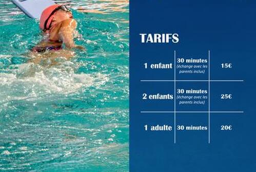 Leçons particulières de natation