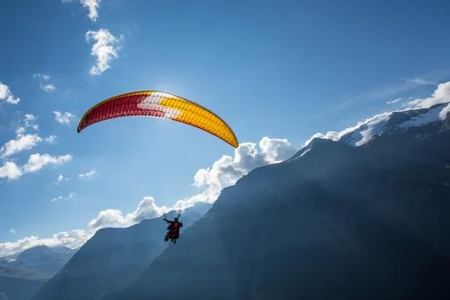 Paragliding Takeoff and Landing Zones in Aussois