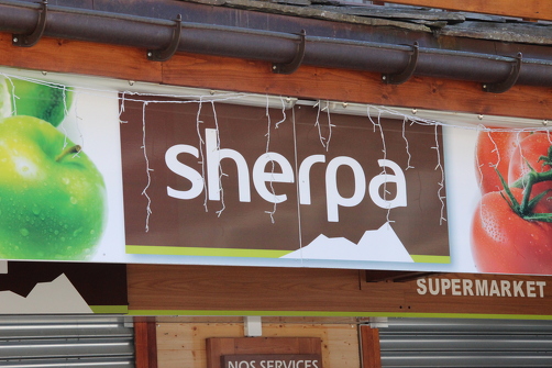 Sherpa supermarché Valfréjus