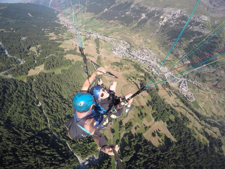 Tandemvlucht met parapente