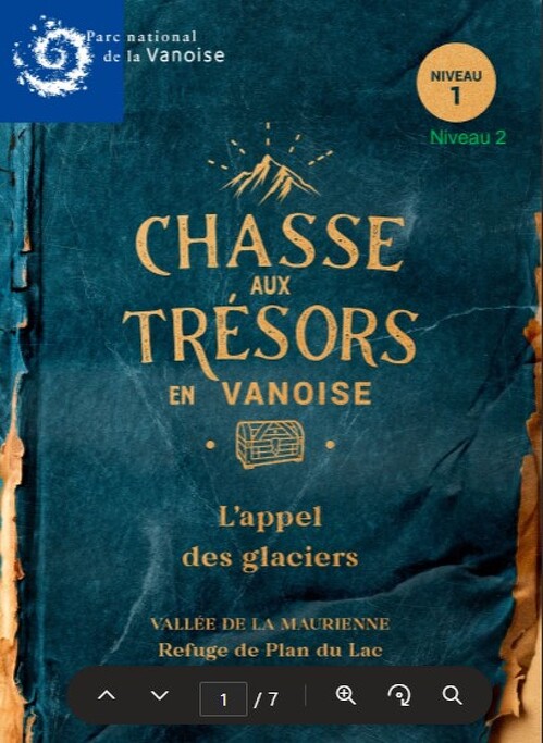 Chasse au trésors "L'appel des glaciers"