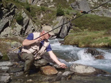 Fishing in lakes and rivers
