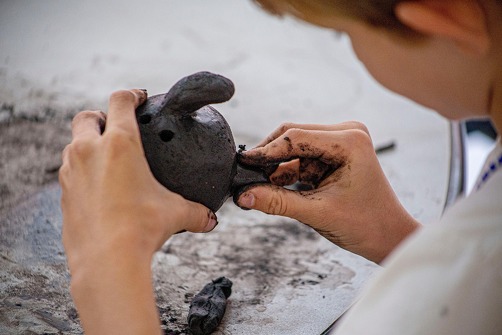 Clay sculpture workshop
