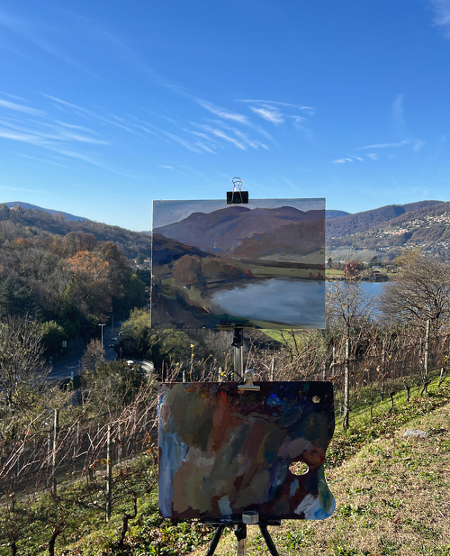 Semaine retraite artistique - peinture à l’huile et plein air en montagne