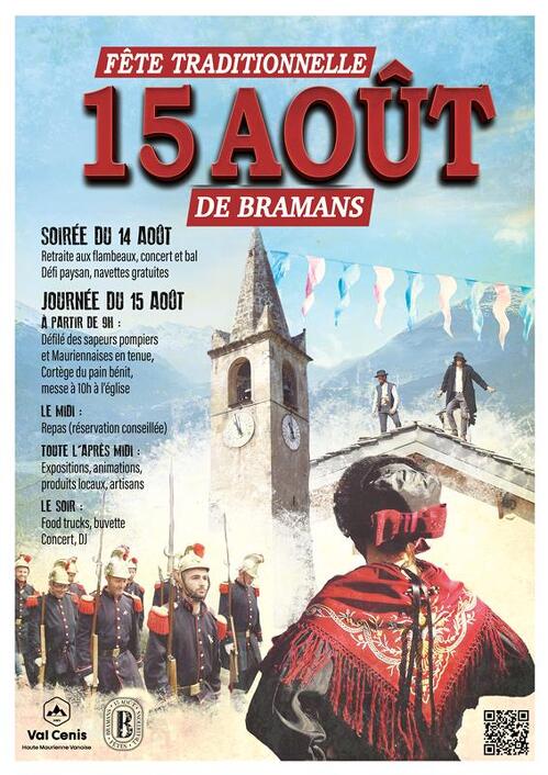 Fête traditionnelle du 15 Août à  Val Cenis-Bramans