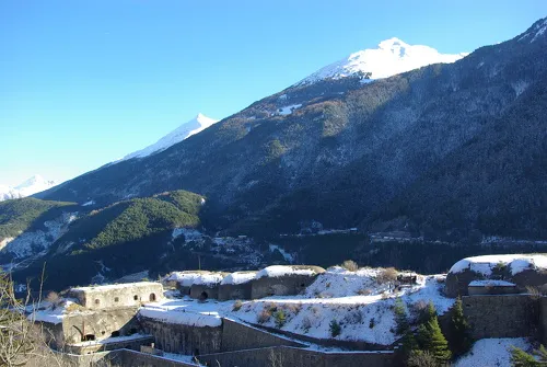 Trail du tour d'agglo Modane-Fourneaux vues d'en haut