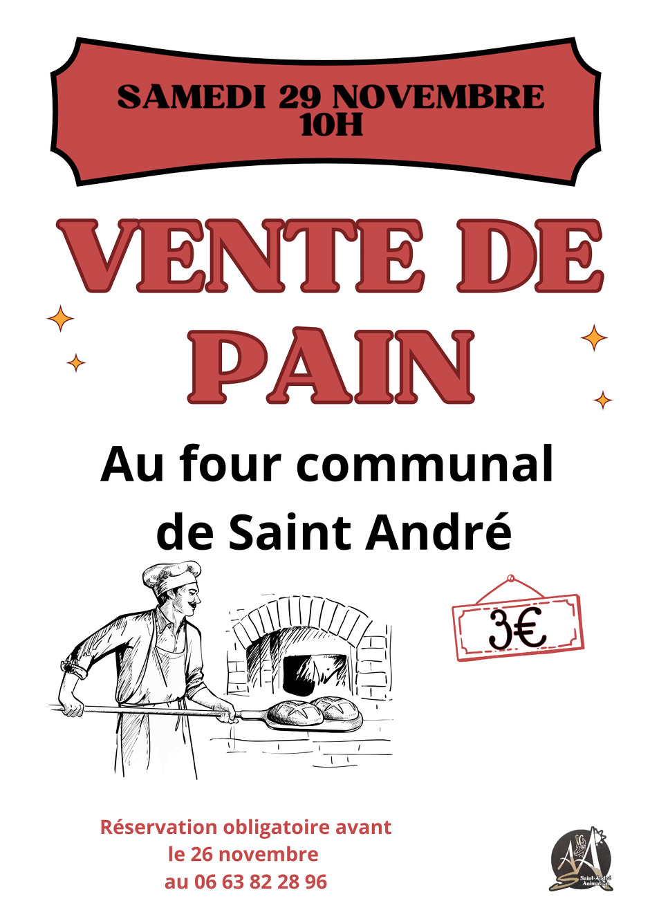 © Vente de pain_Saint-André - SaintAndré Animation
