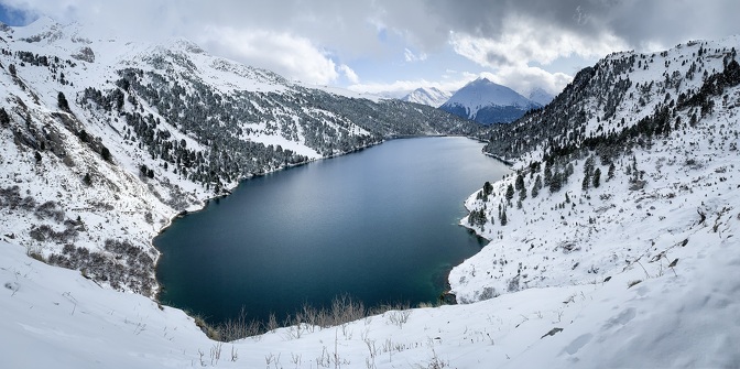 Snowshoeing itinerary: The dams