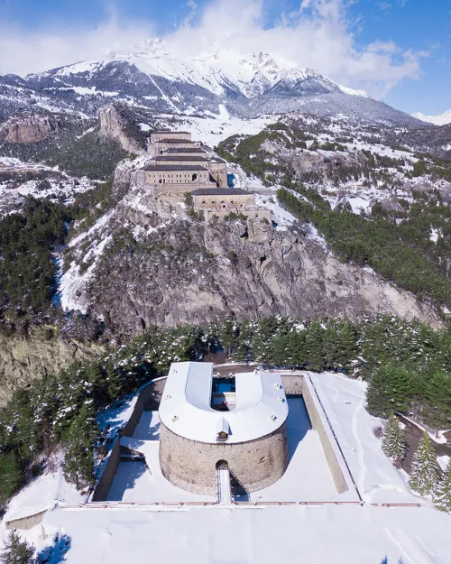 Snowshoeing itinerary: Forts de l'Esseillon