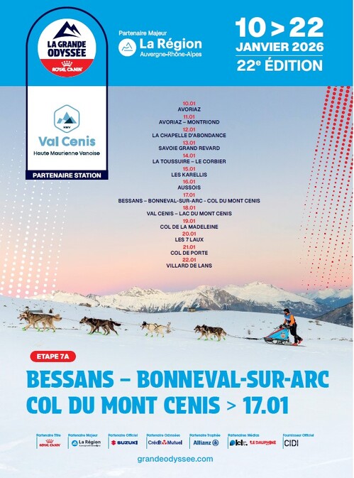 La Grande Odyssée Royal Canin, Val Cenis - Base polaire du Mont Cenis, étape 7A