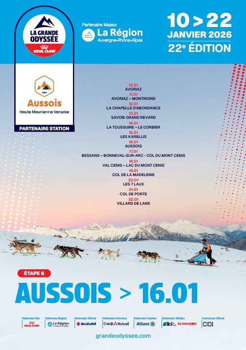 La Grande Odyssée Royal Canin -Etape 6 Aussois