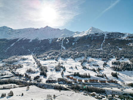 La montagne en carte postale