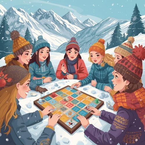 Le jeu s'invite à la neige