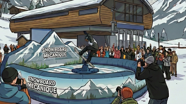 Snowboard mécanique