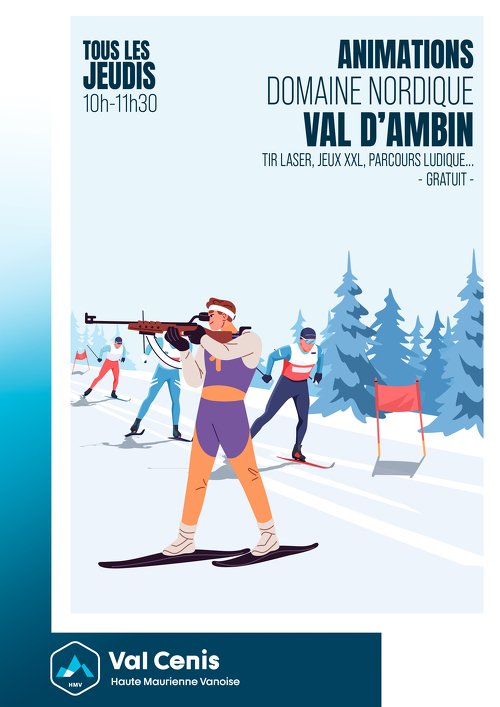 Animations sur le domaine skiable nordique du Val d'Ambin
