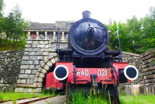 © Impressive entrance to the Modane rail tunnel - C. Di Filippo
