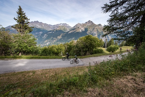 Enduro MTB climb - La Norma