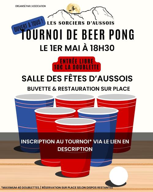 Tournoi de beer pong