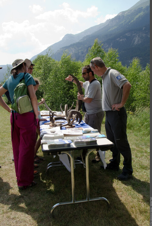 Vanoise National Park discovery stand "Plan d'Amont".
