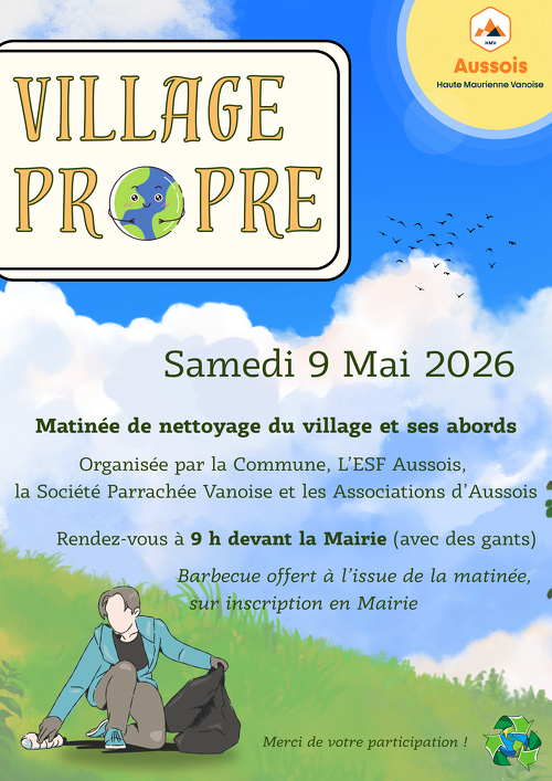 Village propre - matinée de nettoyage du village et de ses abords